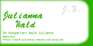 julianna wald business card